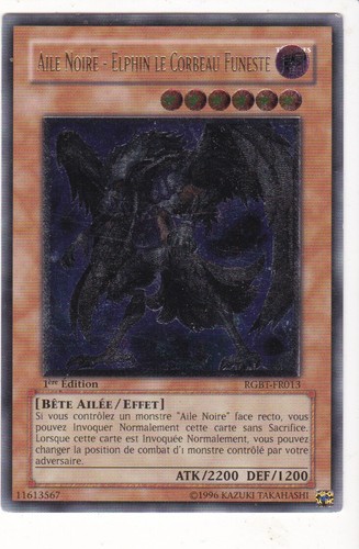 Carte aile noire - aile,