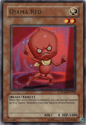 Ojama red rgbt - ojama, rare