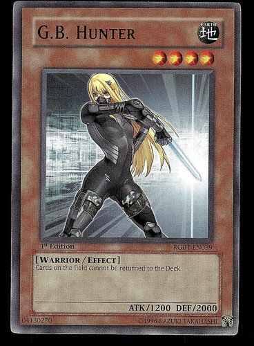 1st edition g b - yu-gi-oh, g.b